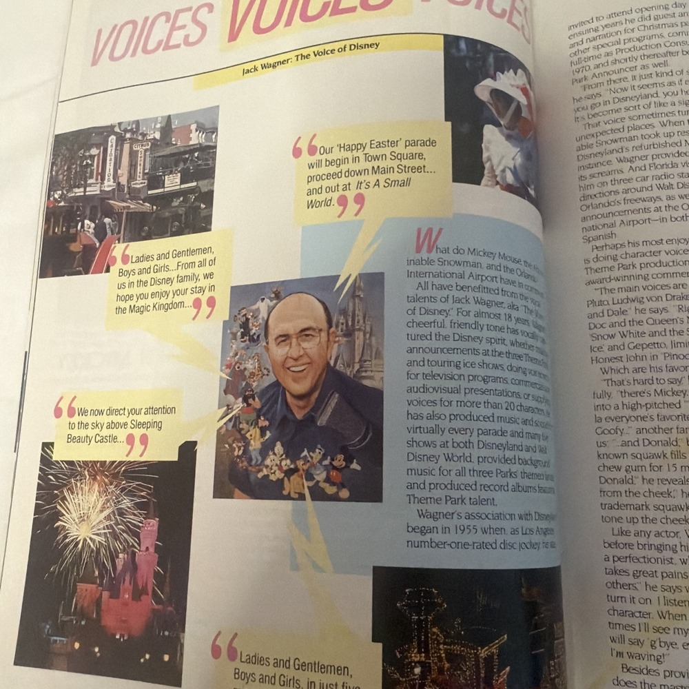 Summer 1988 Vintage DISNEY NEWS MAGAZINE Mickey Mouse FIREWORKS Discovery Island - Picture 10 of 11